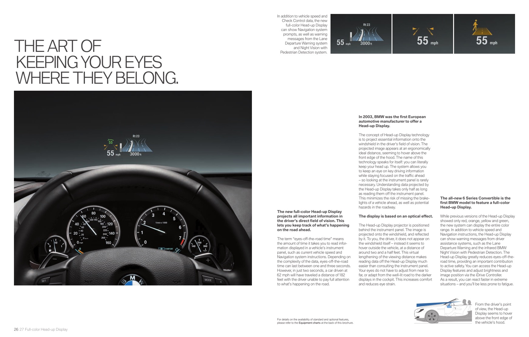 2012 BMW 6-Series Convertible Brochure Page 5